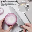 SHIBAZIZUO Couteau de cuisine polyvalent en acier inoxydable à manche unique image 7