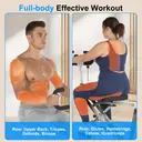 Capelli Sport Machine d'entraînement total du corps | Squat, tirage et cyclisme | Résistance réglable | Gain de place image 9