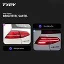 TYPY Phares arrière LED pour VW Golf 7.5, feu arrière TSI/TDI, 2013-2019, feu arrière LED à projecteur, DRL (Daytime Running Light), accessoires auto image 2