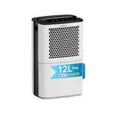 ELECCI 12L/D Dehumidifiers with Drain Hose, 3.8L Water Tank, Auto Defrost, 24H timer, Continuous Drainage, R290, Ideal for 25m² Rooms. image 0