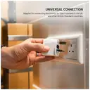 FIXED Adaptateur secteur UK, Blanc image 3