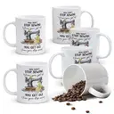 Alphynix 1 mug café céramique fun - Design imprimé coloré, cadeau de Noël fun pour amateurs d'artisanat, mug novelty pour toute occasion, durable, lavable au lave-vaisselle et micro-ondes, parfait pour la maison ou le bureau,Le cadeau de la saint-valentin, cadeau d’anniversaire image 0