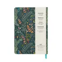 Jubiluu Carnet ligné A5 à couverture rigide texturée avec marque-pages et élastique - Forest Foliage image 6