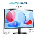 KOORUI MB24V29FS4 24 Zoll FHD IPS Monitor, 120 Hz, 5 ms Reaktionszeit, 99 % sRGB, HDMI & VGA, 100×100 mm VESA-Halterung, Neigbar, Flicker-Free Low Blue Light Eye-Care, Schwarz image 2