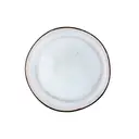 BJÖRN IRIS Lot de 2 plateaux de service blanc ivoire - Ø 32 cm image 2