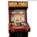 Arcade1Up Borne d'arcade Midway Legacy Mortal Kombat 30e Anniversaire - Sous licence officielle - Écran LCD 17 pouces - 14 jeux intégrés - Marquee lumineux et rehausseur inclus image 2