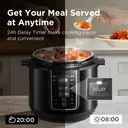 Midea Pressure Cooker/Multi-Cooker - 7.6L, 12 Presets, Yogurt Maker, Rice Cooker, Slow Cooker, Sauté, Steamer, Stainless Steel Non-Stick Inner Pot, Dishwasher Safe, MY-CS8037WP image 4
