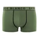 SERGE BLANCO Lot de 6 boxers pour homme kaki/noir - Taille M image 3