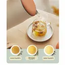 Bear 6 Temperature Settings with 1.7 L Stainless Steel Kettle White ZDH-C17V3, 1800-2200 W, Microprocessor Touch Panel, BPA-Free, Imported Temperature Controller, Boil Dry Protection, Automatic Shut-Off Electric,white image 2