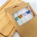 Huacan high borosilicate high-temperature resistant and environmentally friendly straw creative bow straw image 5