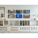 Senhoglb Porte-documents mural en maille format A4 paysage à 6 compartiments - Noir - Offre Nouvel An - Idées cadeaux image 5