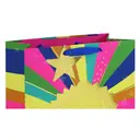 Neon Happy Birthday Gift Bag Large 26.5 (W) x 33 (L) x 14cm (H) image 2