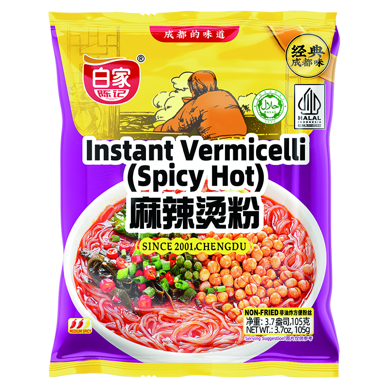 Bai Jia Instant Vermicelli （Spicy Hot ） 105g image 0