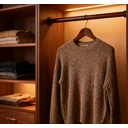 10pack High-Grade Wooden Suit Hangers, Claret image 1