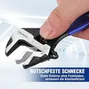 WORKPRO 150 mm Adjustable Wrench Adjustable Metric Spanner Made of Cr-V Steel and Soft Bi-Material Handle image 5