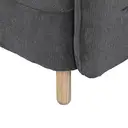 Sofa Georgia 2 Seater Dark Grey image 5