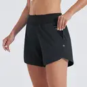Willit Women's Swim Board Shorts UPF 50+ High Waisted Swimming Shorts with Liner Pockets 5" Black Size 48 image 3