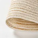 Lot de 6 sets de table ovales tressés 30 x 45 cm - Café au lait image 6