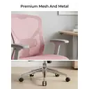 SIHOO M18 Ergonomic Office Chair, Computer Desk Chair with Adjustable Headrest and Lumbar Support, High Back Executive Swivel Chair for
Home Office (Morandi Pink) image 4