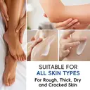 QUIYUM Kit de soins des pieds - Crèmes à l’urée 2 x 100 g, masques pour les pieds 5 x 35 g, pierre à limer image 8