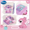 1pc Disney Angle Plush Lanyard Card Holder Officially Licensed Cute Soft Plush ID Case with Themed Lanyard Movies Anime Peripheral Stitch Themed Accessory Gift for Phone image 2