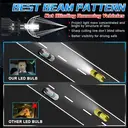 ENdureLite H7 H4 H11 H1 9005 9006 LED Headlight Bulbs, 6000K Pure White, Plug & Play, Efficent Cooling System,13000LM Brighter Lights Headlight, Pack of 2 image 6