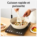 ochama Plaque à Induction 2000W Haute Puissance, Réchaud Électrique avec Panneau Tactile et Revêtement Durable, 10 Niveaux de Puissance et 6 Modes de Cuisson, Idéal pour Fondue et Cuisine Domestique, Sécurité Renforcée image 5