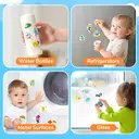 JoyCat Reusable Sticker Book - Jelly Stickers for Toddlers, Kids Sticker Activity Book, Travel Toys for Road Trip, Car & Airplane, Educational Learning Gifts for Boys and Girls Ages 3-5 (Weather) image 5