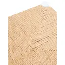 Interiors by Premier Stool Bandar Beech Wood & Hemp Rope White/Natural image 1