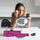 Beurer BS55 Illuminated Makeup Mirror, Bright LED Light (18 LEDs), Dual-Sided 7x Magnification image 4