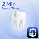 SAKYPRORAL Smart Electric Toothbrush, 6 brush heads, 5 brushing modes, 75-day ultra-long battery life, smart timer, essential for oral hygiene，Pink image 4