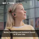 Sony WF-C710N Noise-Cancelling True Wireless Earbuds (Blue) image 3