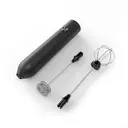 Cuisync Milk Frother Handheld Coffee Frother Electric Whisk, Type-C Rechargeable Foam Maker with 3 Speeds, 2 Whisk Attachments & Overheat Protection, Double-Layer Frothing Head, KJBQ-13 image 9