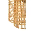 Interiors by Premier Pendant Light Jaya Rattan Natural image 4