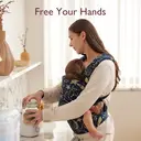 Momcozy Starry Sky Ergonomic Baby Carrier, 7-44 lbs, 1 Unit image 7