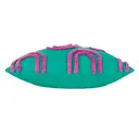Heya Home Archie Cushion Square Turquoise/Purple 45x45cm image 4