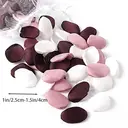 Yuejia Lot de 200 pétales de roses artificielles en soie - Violet/rose/blanc image 1