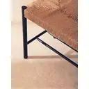 Interiors by Premier Bench Bandar Beech Wood & Hemp Rope Black/Natural image 2