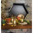 Small Lanterns with LED Candles Set of 10 image 5
