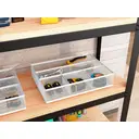 Senhoglb Panier organisateur pour tiroir en maille, blanc, Offre annuelle, Meilleurs choix cadeaux image 5