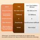 Uniorange H16 Sèche-cheveux portable pliable haute vitesse, moteur 110 000 tr/min, technologie bouclier ionique 1 milliard+, avec 4 buses de coiffage - Doré image 6