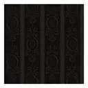 Murgall Rouleau de papier peint adhésif 3D Rococo noir - 44 x 305 cm image 1