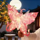 Butterfly-Theme DIY Craft Kit， Traditional Handbag Embellishment， Party & Celebration Props Set (2 Pieces， Non-Illuminated), New Year Sale , Top gift picks image 1