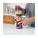 Ninja Blast BC151EUPR blender portable / mixeur à smoothie, gobelet de 530 ml, couvercle anti-fuite, sans fil et rechargeable, pulvérise la glace et les fruits, violet image 1