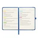 Jubiluu Carnet cartonné A6 premium avec marque-page, pages lignées, 100 g/m² - Bleu royal image 7