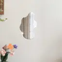 1 piece PVC mirror with irregular wave acrylic film, room decoration aesthetic mirror 21*30cm image 4