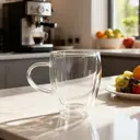 Ju7cer   Glass Cup   Tea Glasses Drinking Glasses Coffee Glass 350ml 1pc image 1