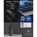 AsperX Laptop Power Bank, 27,600mAh 162.5W Aluminum Unibody PD3.1 Fast Charging Portable Charger Power Bank, 99.36Wh Battery Bank for MacBook Pro/Air/iPhone 16/iPad/S25 Ultra/Dell/HP (Flight-Approved) image 2