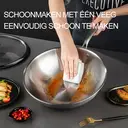 Maxcook Tri-Ply 304SS Wok With Lid 28cm MCC7911 image 2