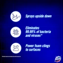 Domestos Toilet & Bathroom Cleaner Spray Power Foam Limescale Remover 650ML image 2